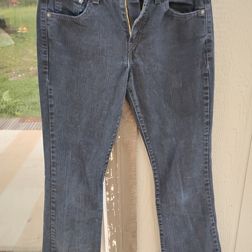 Levi's Black Bootcut Leg Jeans Womens Size 8